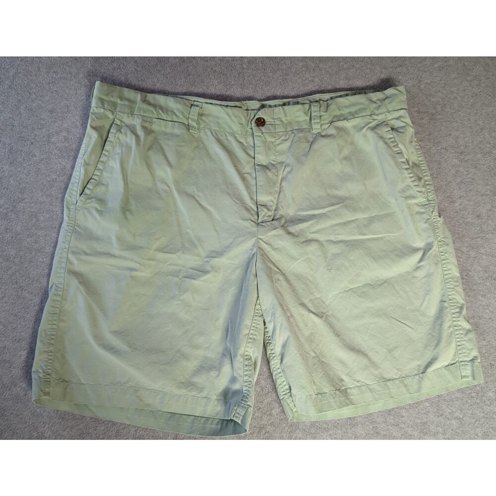 POLO RALPH LAUREN Shorts Size 40 Chino Mint‎ Green Flat front Hidden Drawstring